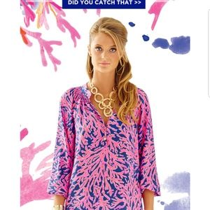 Lilly Pulitzer Did Ya Catch That Elsa XL EUC